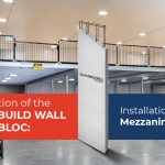 Application of ZMARTBUILD WALL By NXTBLOC : Installation Of Mezzanine Floor